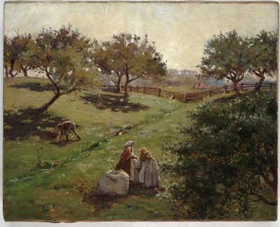 Apple orchard, 1892 by Luther Emerson van Gorder